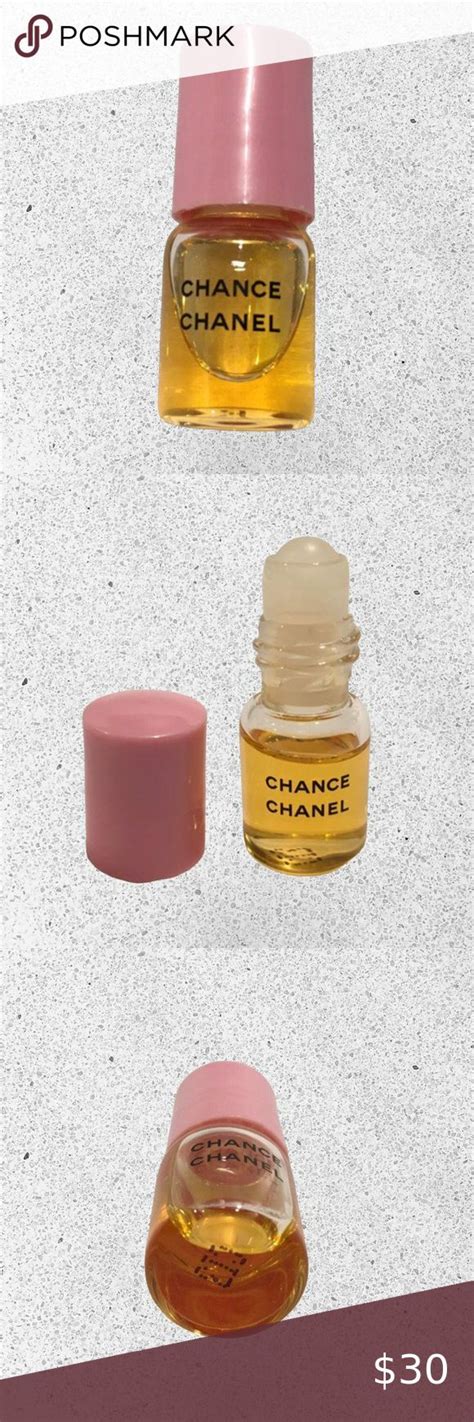 chanel chance perfume rollerball|perfumes with rollerball applicators.